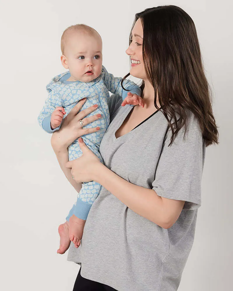 Everywhere Nursing & Maternity V-Neck Tee | The Neutrals