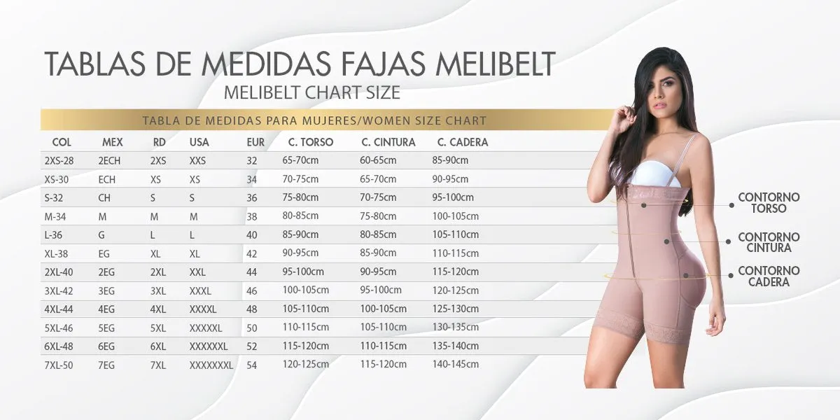 Fajas Colombianas Melibelt 3015 Extra Plus size