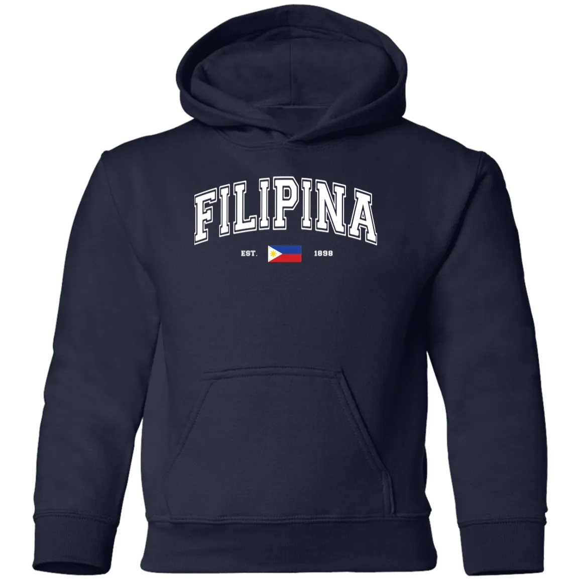 Filipina Est 1898 Youth Pullover Hoodie