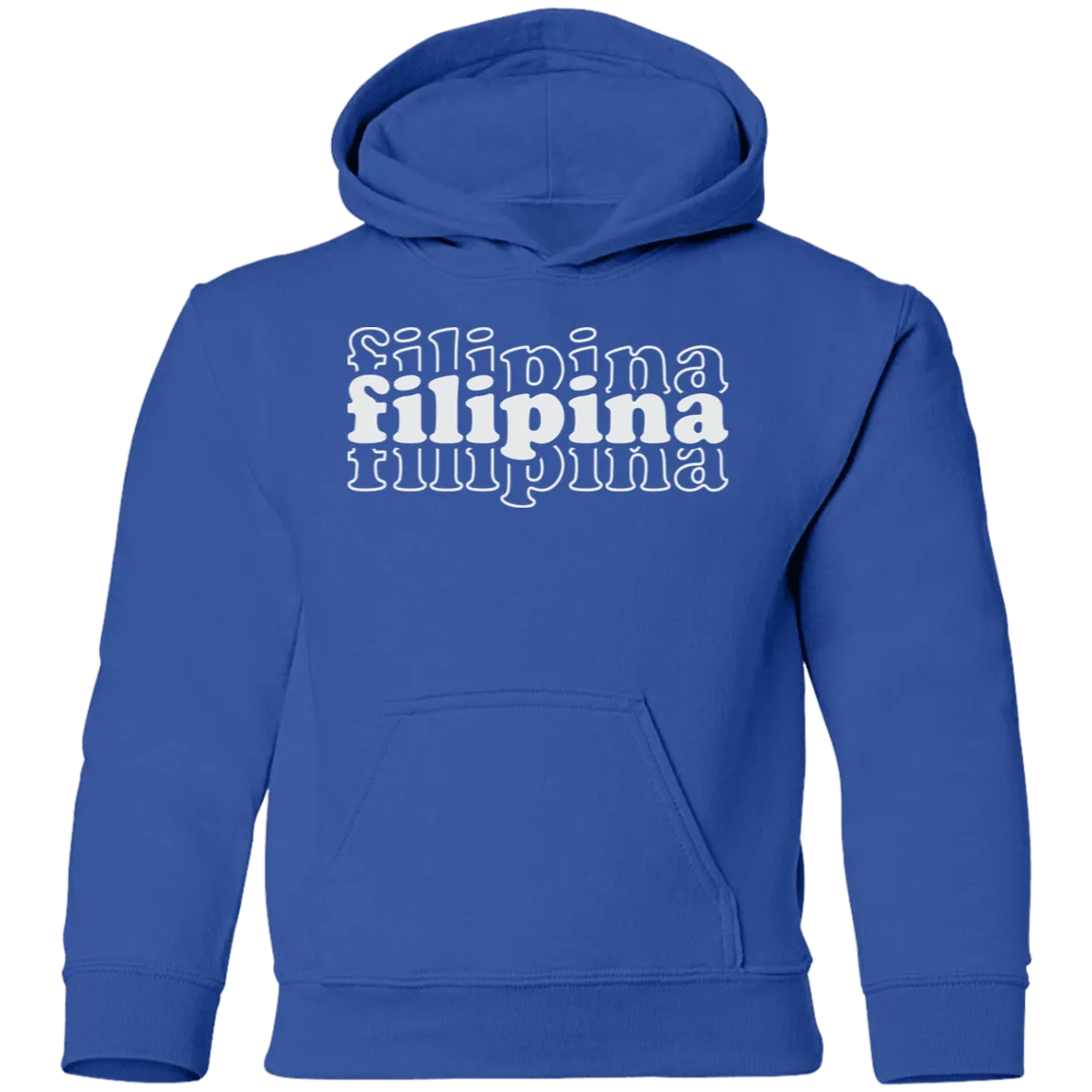 Filipina Triple Youth Pullover Hoodie