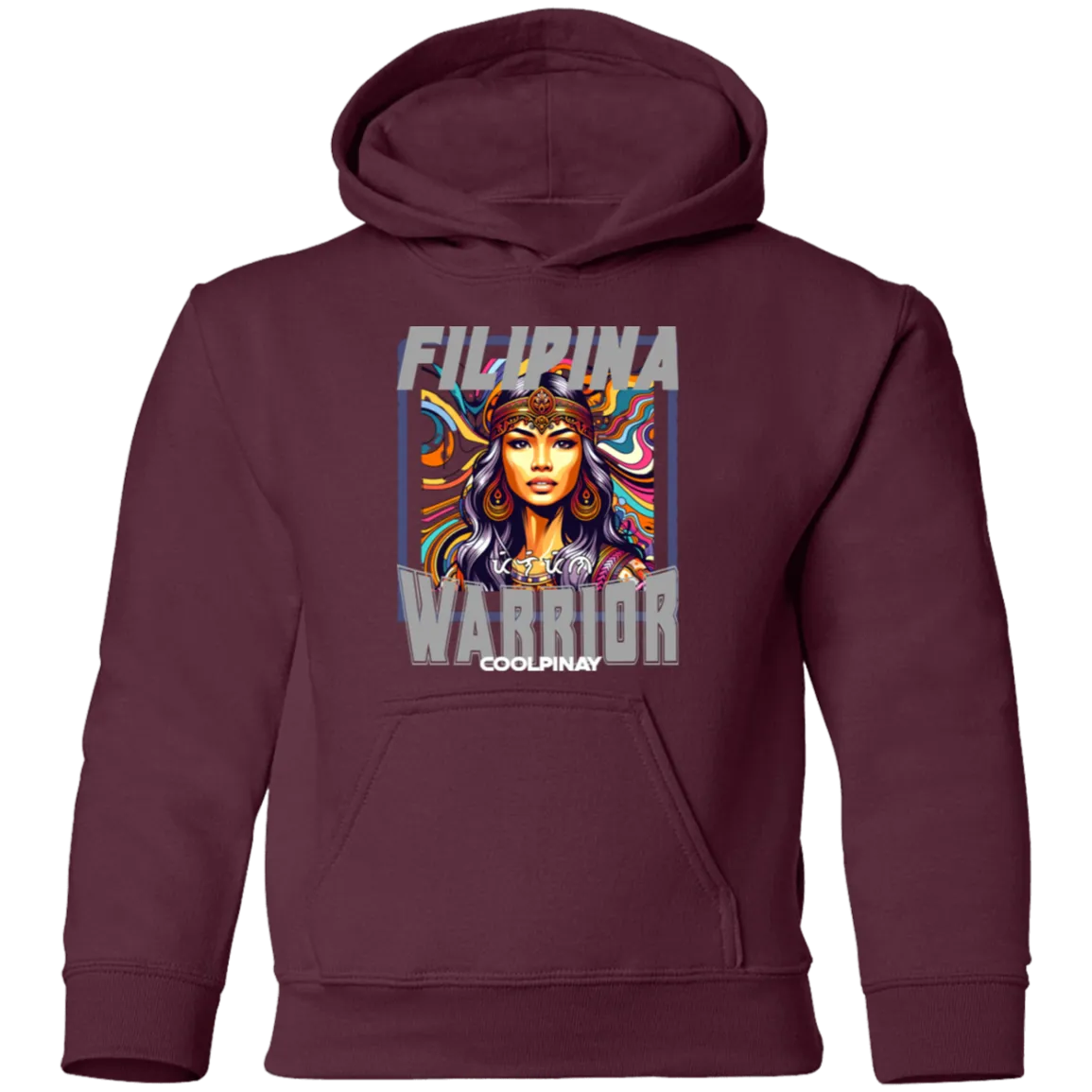 Filipina Warrior Beauty Youth Pullover Hoodie
