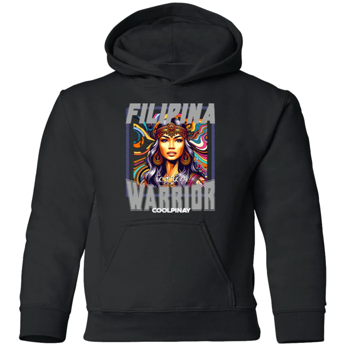 Filipina Warrior Beauty Youth Pullover Hoodie