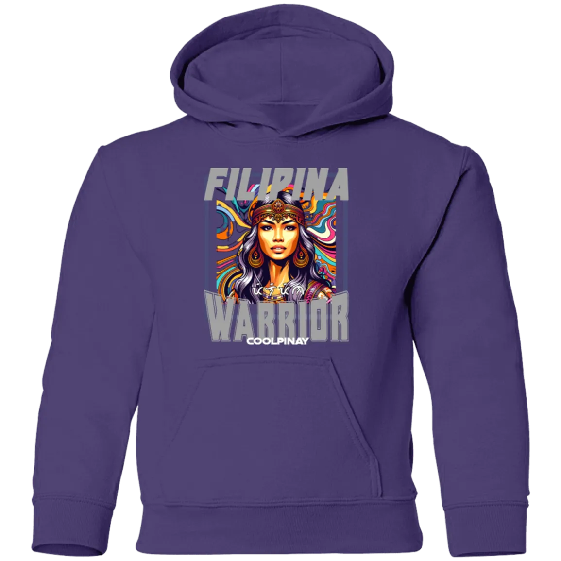 Filipina Warrior Beauty Youth Pullover Hoodie