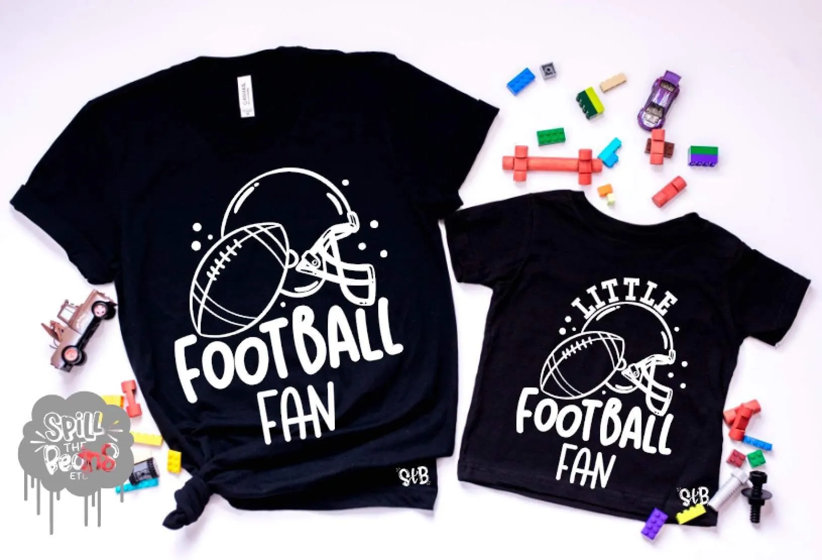 Football Fan Parent and Me Matching Set