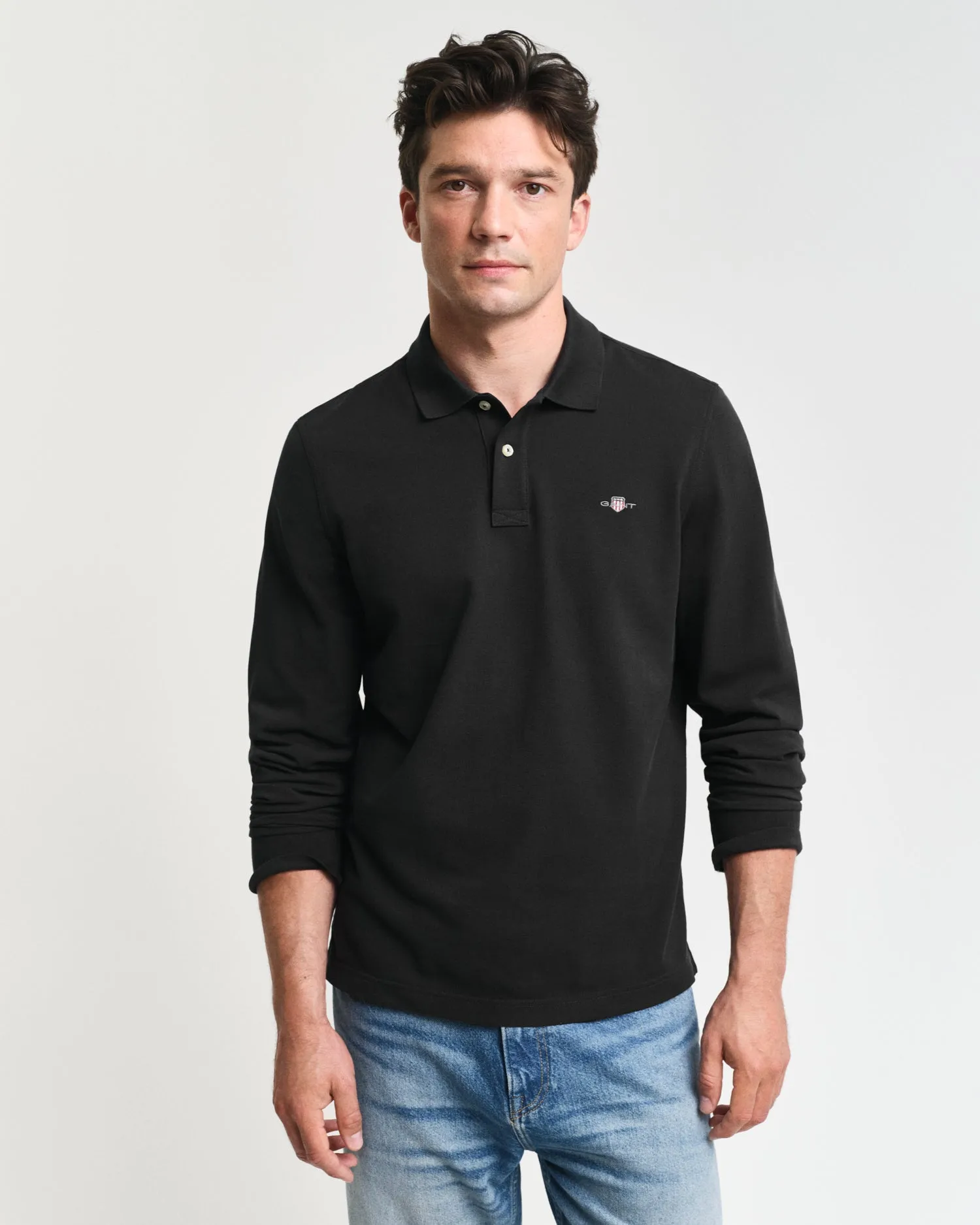 GANT Regular Shield Long Sleeve Pique Rugger