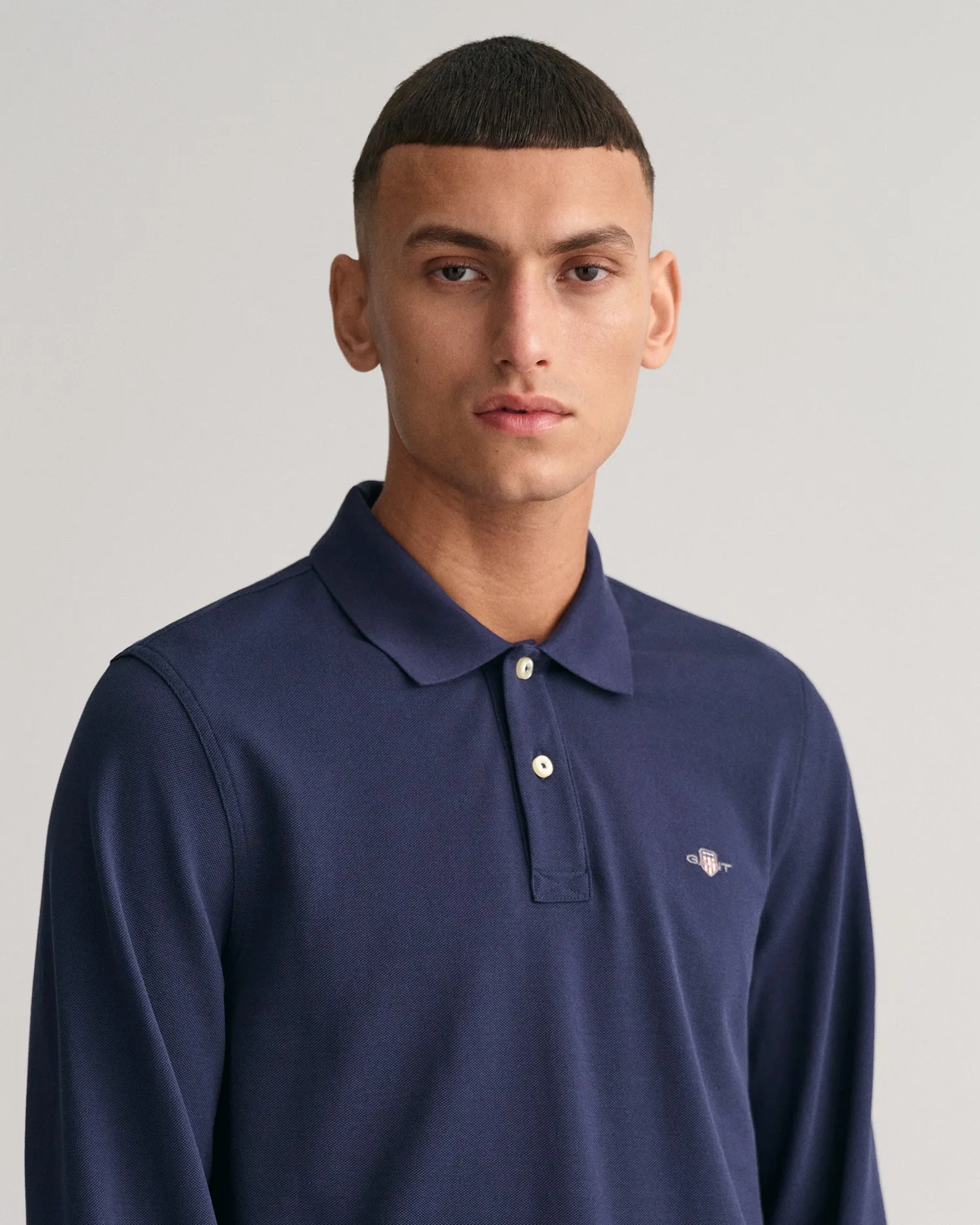 GANT Regular Shield Long Sleeve Pique Rugger