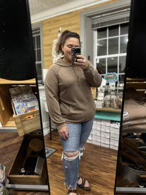 Give It Your All Ribbed Hoodie