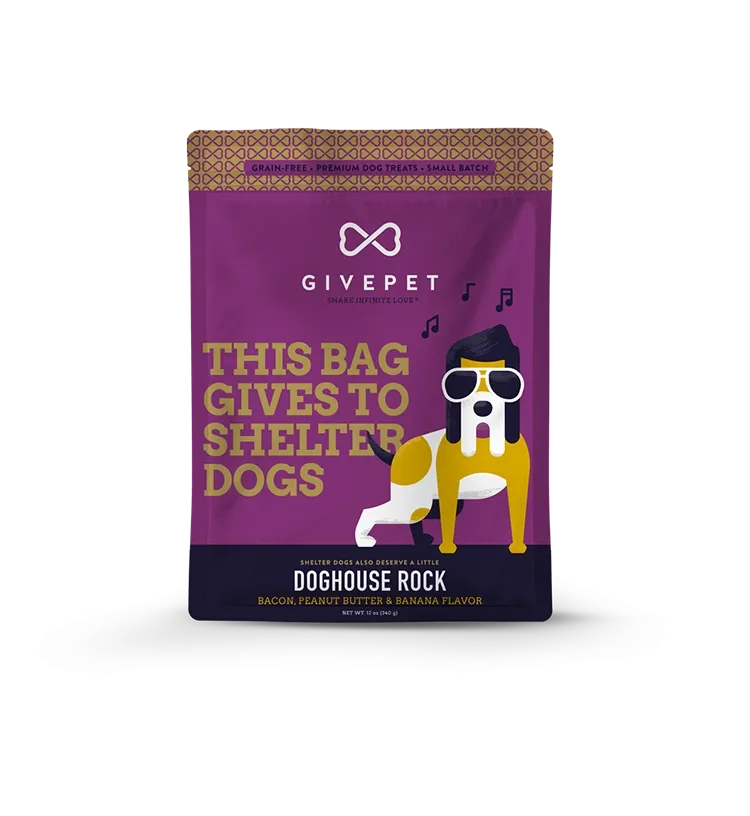 GivePet Dog Treats - Doghouse Rock
