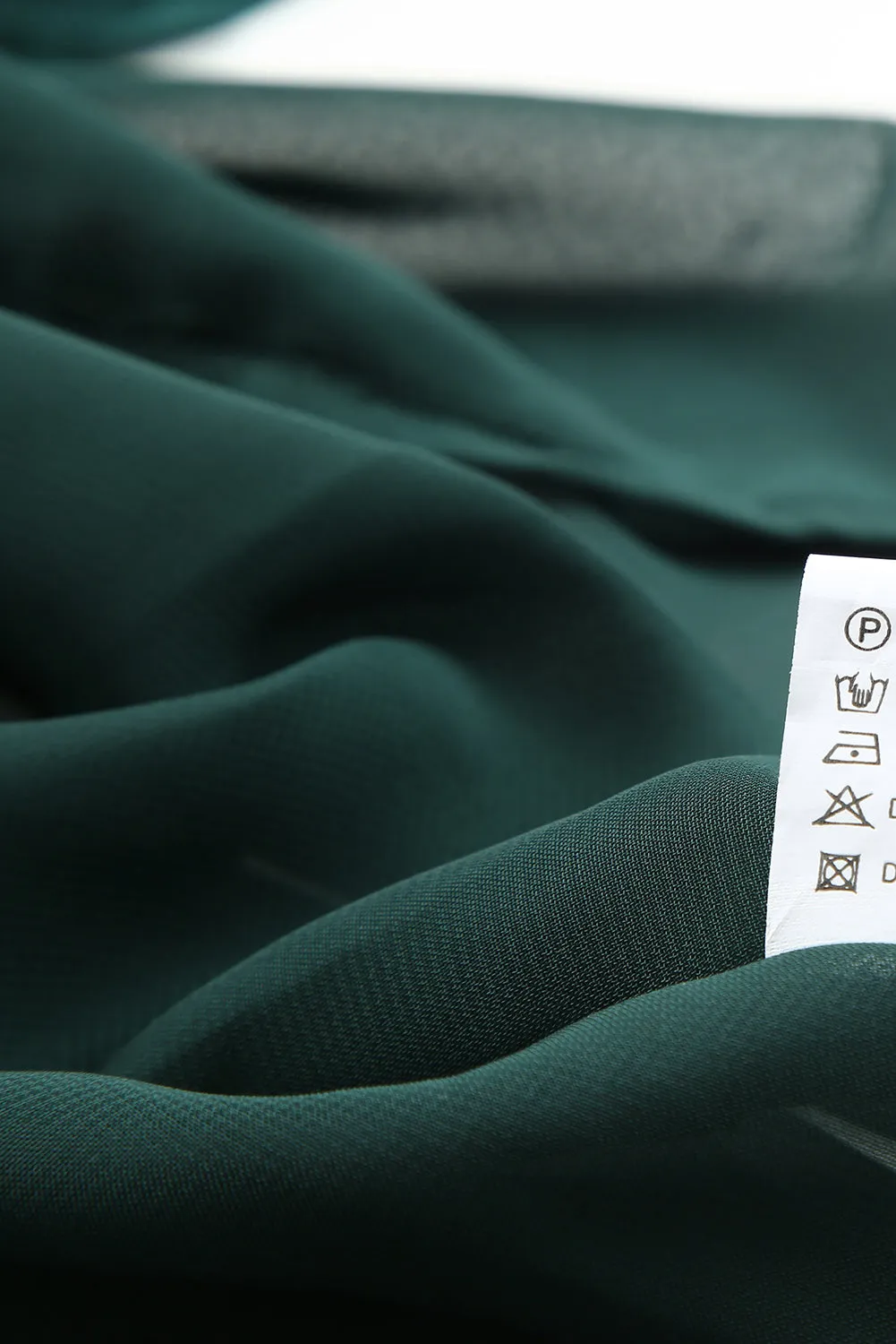 Green Plus Size Puff Sleeve Smocked Tiered Dress