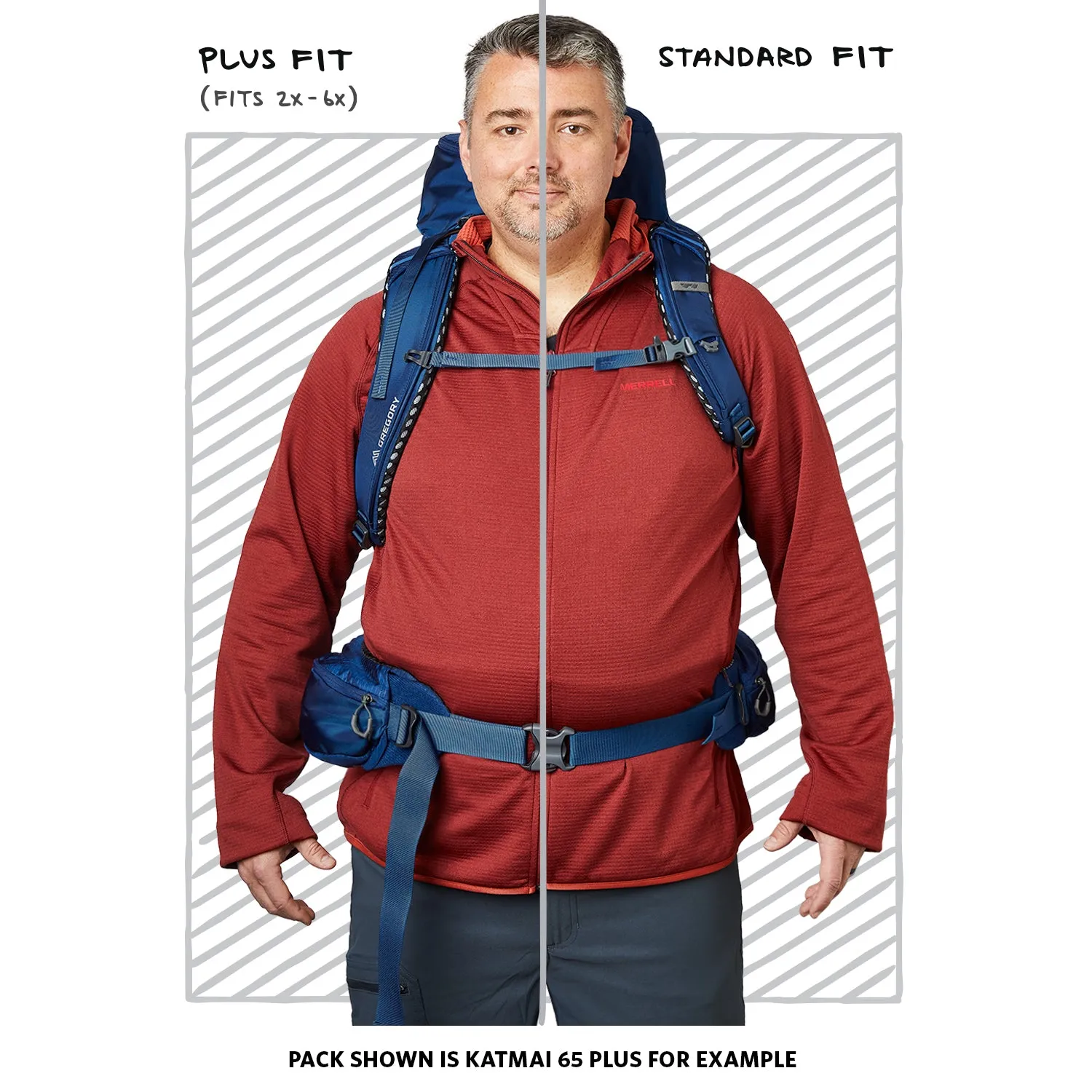 Gregory - Men's Stout 70 Plus Size