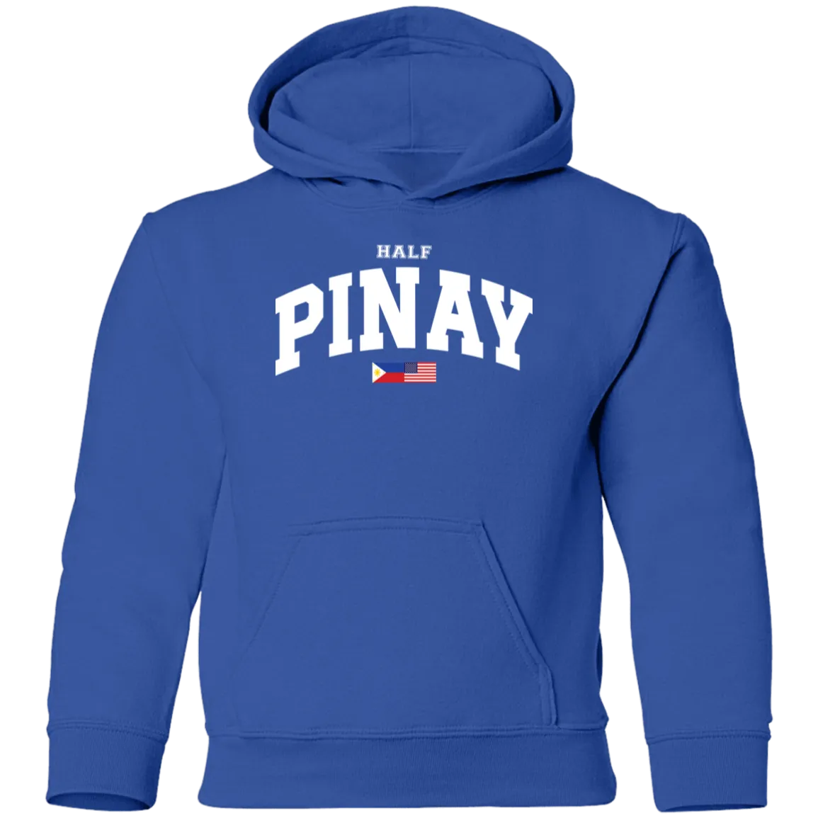Half Pinay FILAM Flag Youth Pullover Hoodie