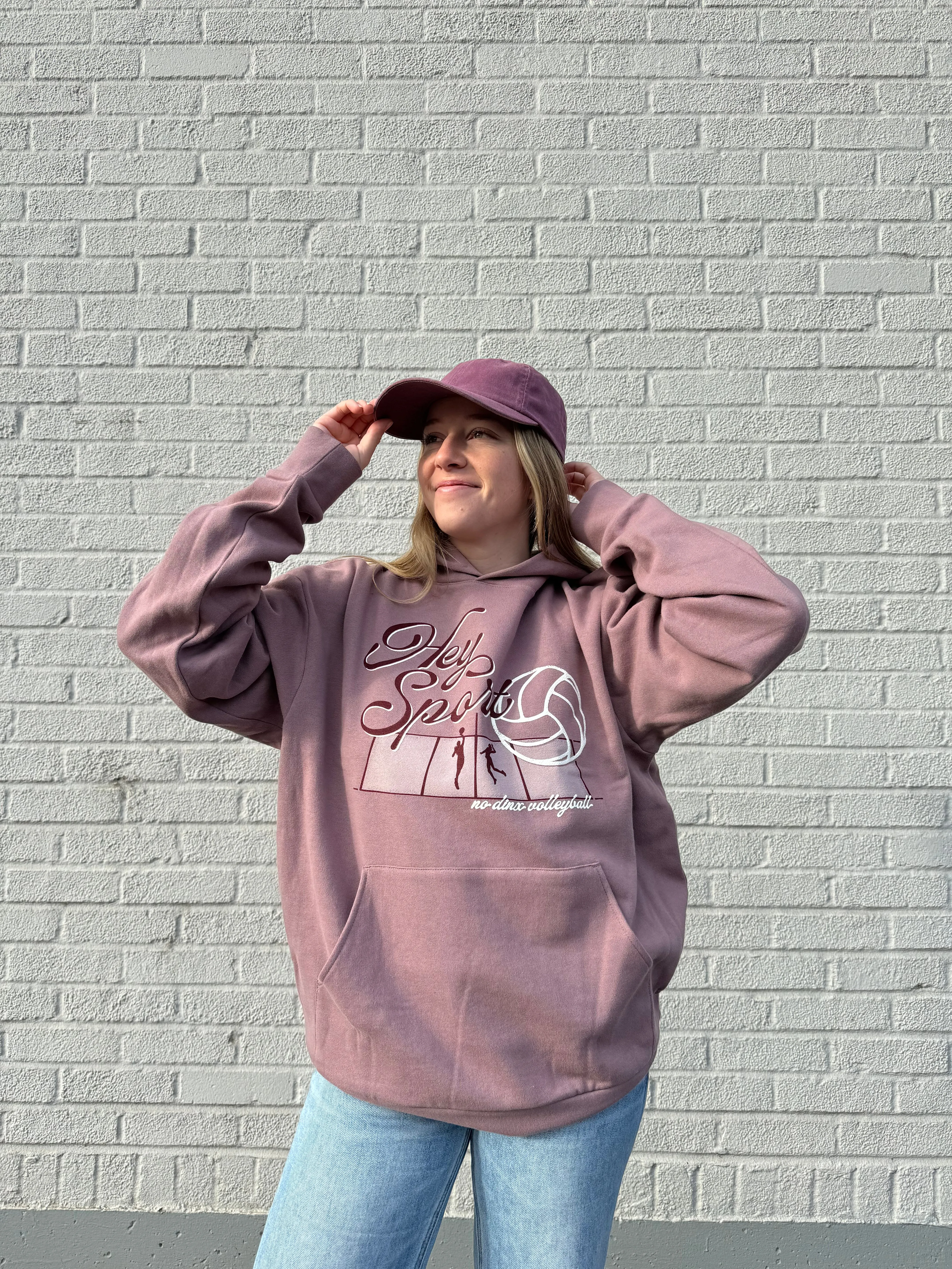 Hey Sport Hooded Sweatshirt