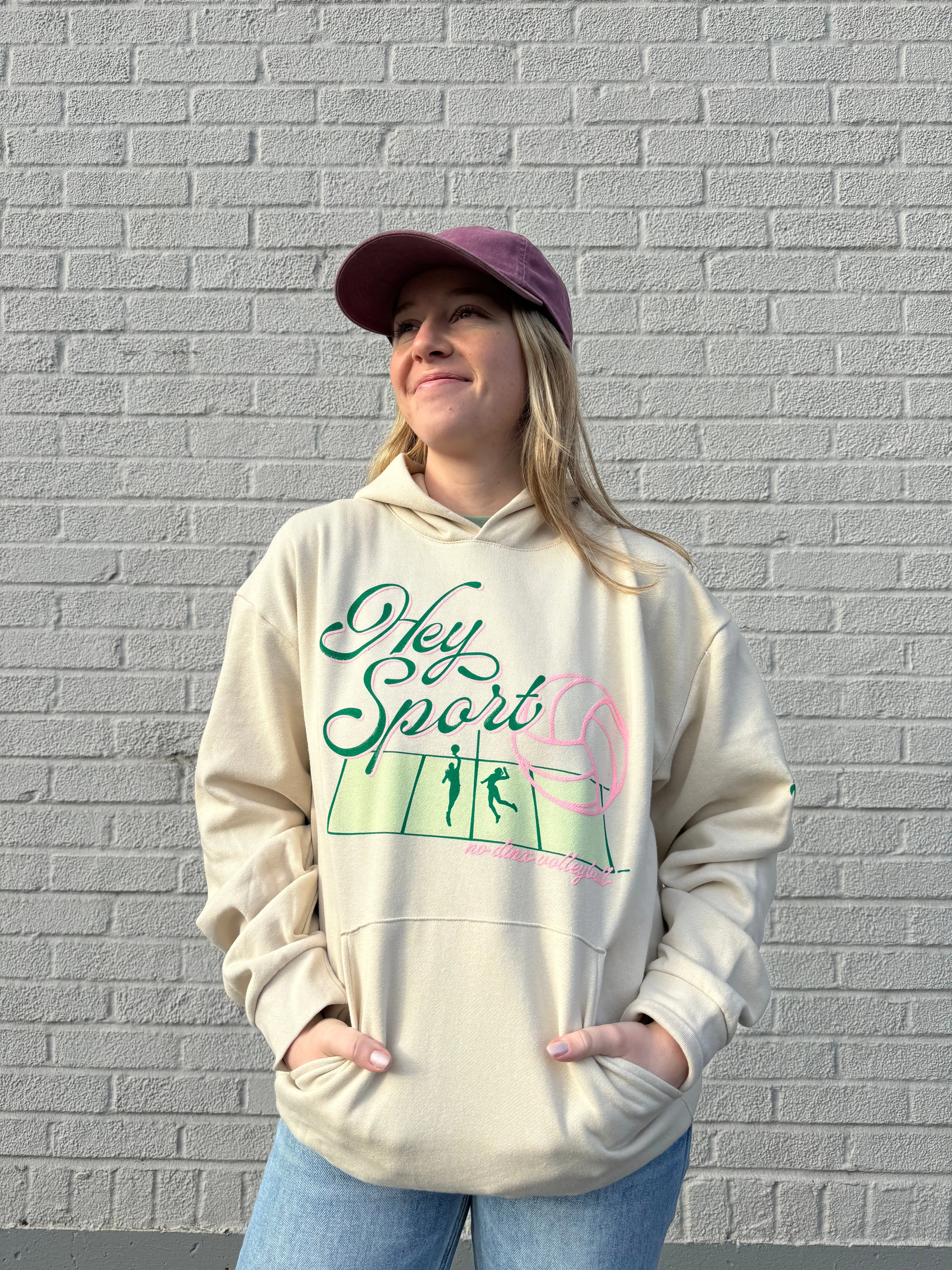 Hey Sport Hooded Sweatshirt