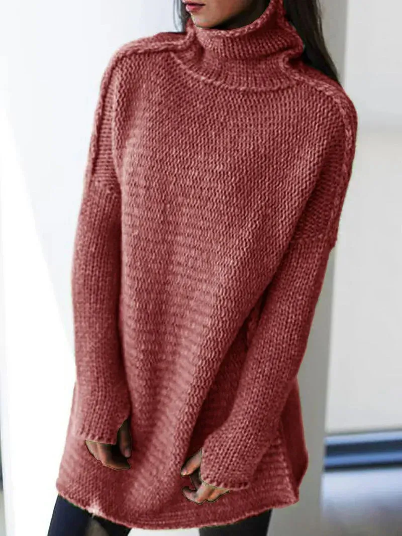 Indira - large turtleneck sweater
