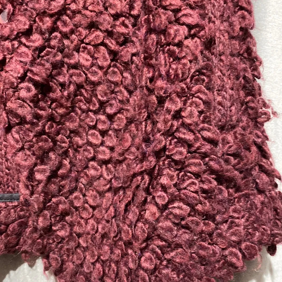 IRO Burgundy Collared Vest