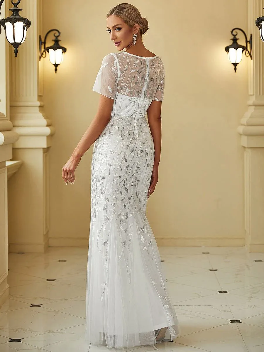 Krystal tulle Wedding gown in silver and white Express NZ wide