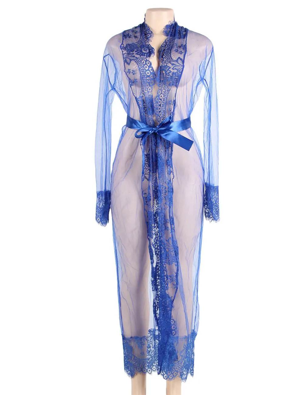Long Sleepwear Egypt Delicate Lace Gow