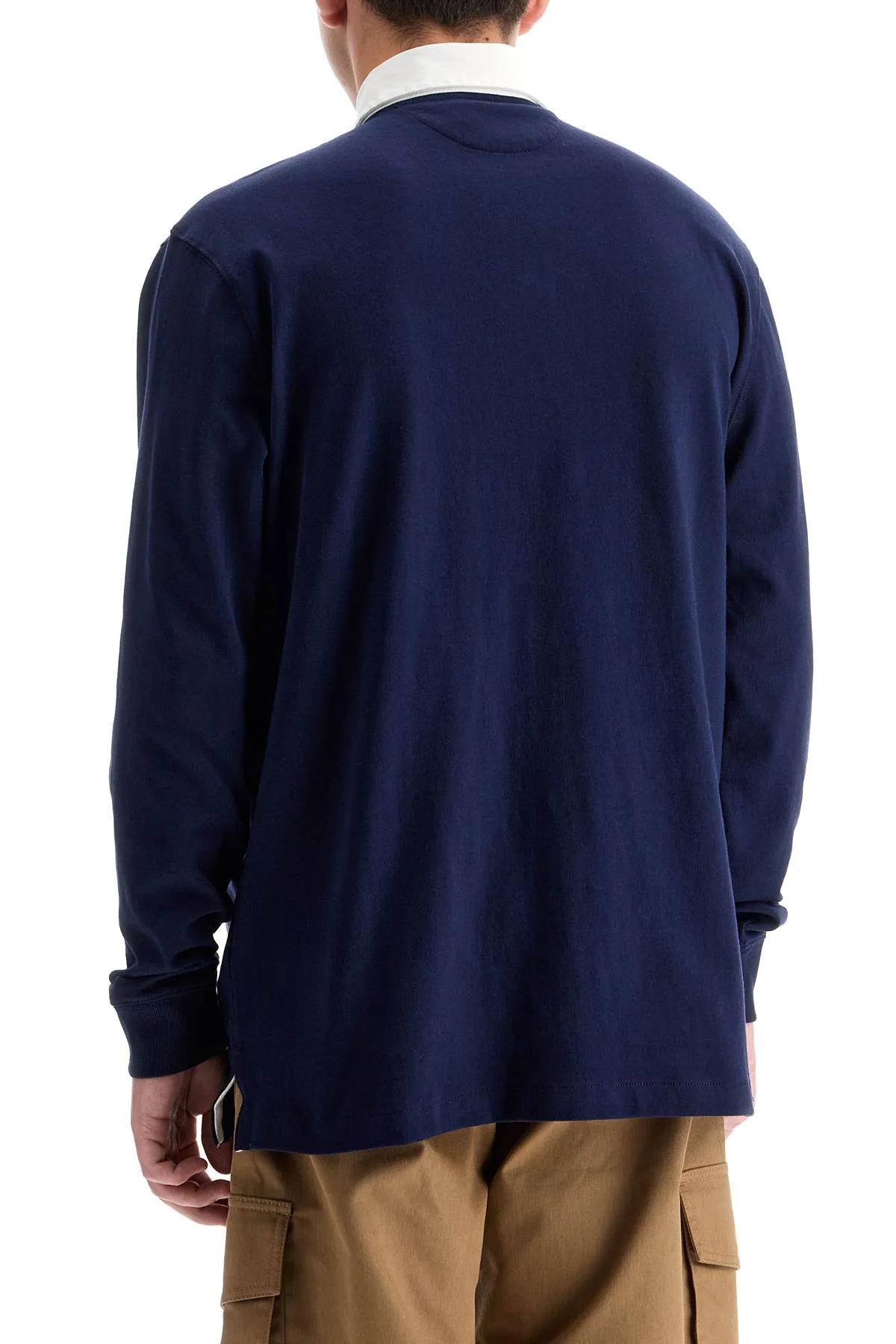 long-sleeved polo shirt