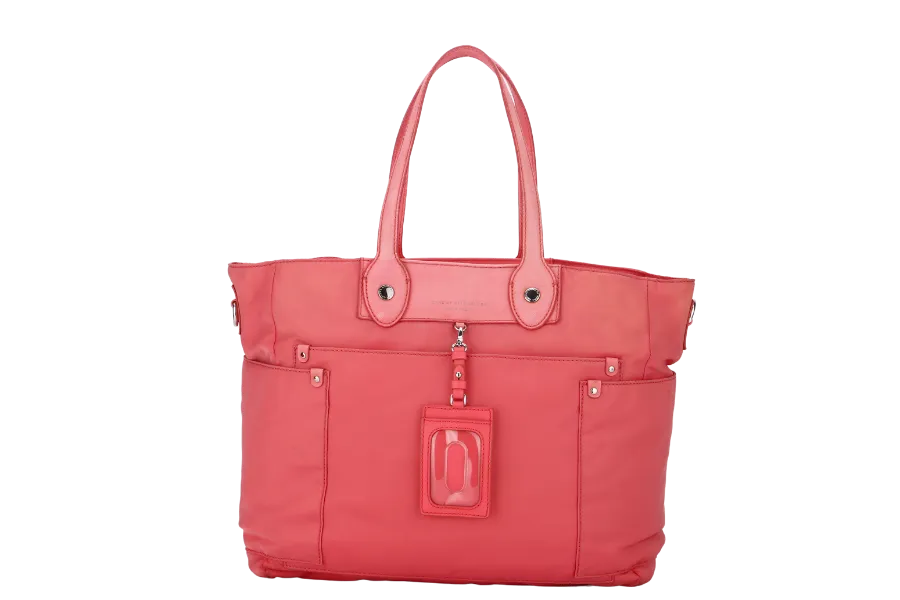 MARC BY MARC JACOB PREPPY NYLON ELIZ -A- BABY PINK COLOR 2 WAY USE BAG WITH STRAP, NO DUST COVER
