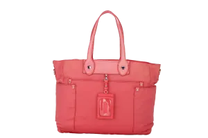 MARC BY MARC JACOB PREPPY NYLON ELIZ -A- BABY PINK COLOR 2 WAY USE BAG WITH STRAP, NO DUST COVER