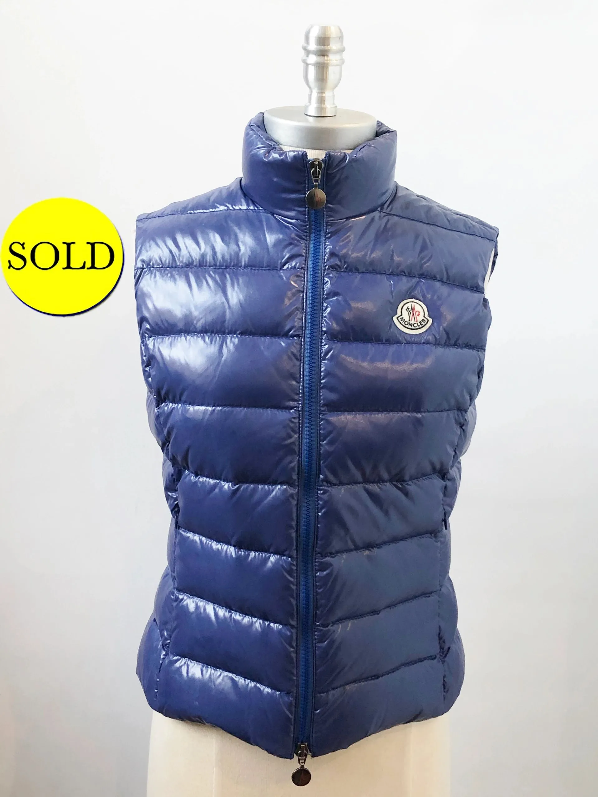 Moncler Ghany Down Vest Size 0 / XS