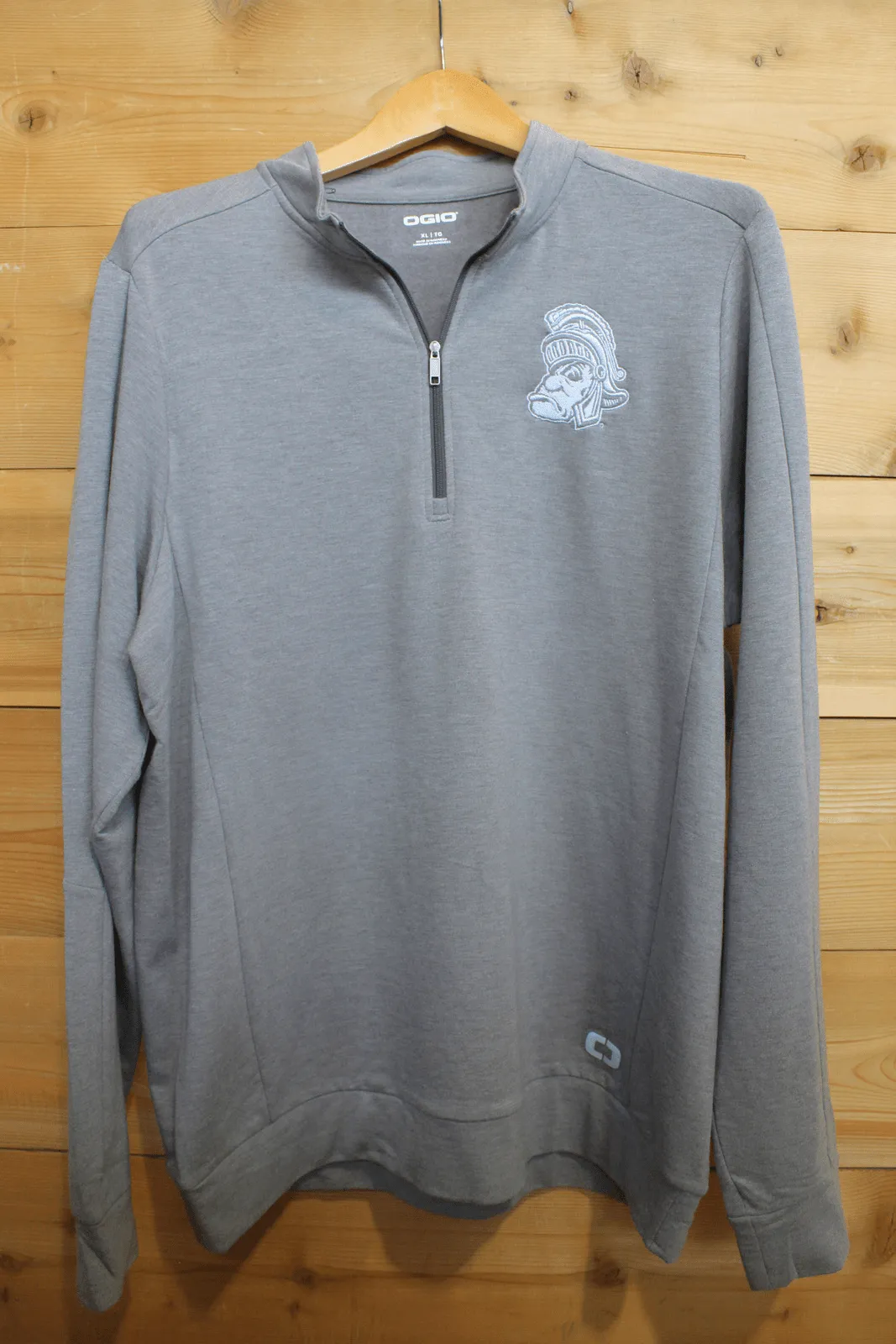 MSU OGIO Gruff Sparty Grey Quarter Zip
