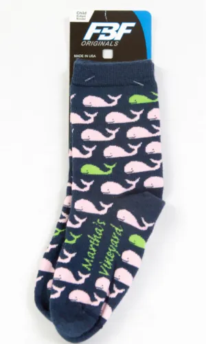 MV Child Whale Sock