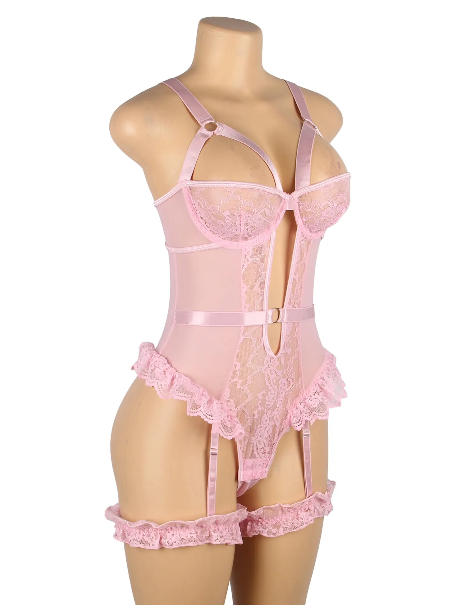 New Sexy Slim Lace Garter Leg Ring Teddy
