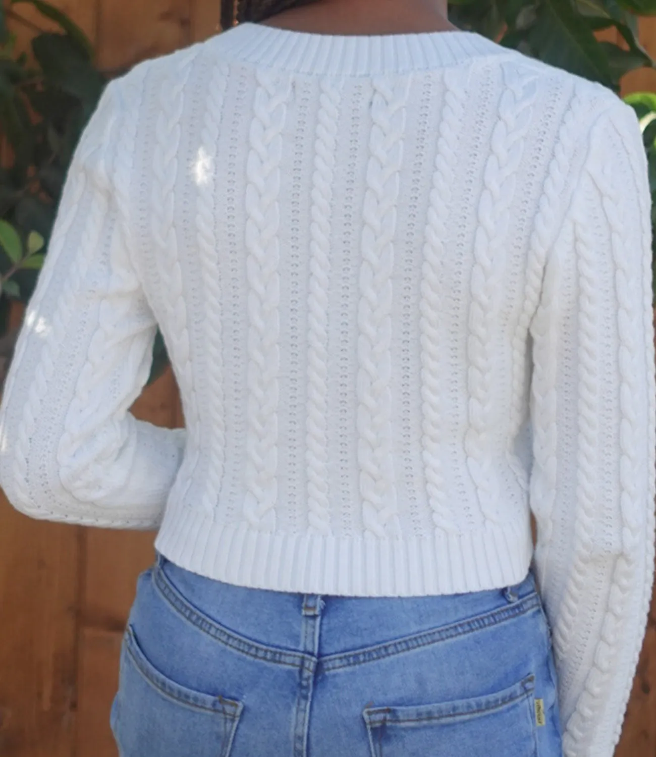 Noel Knitted Sweater(White)