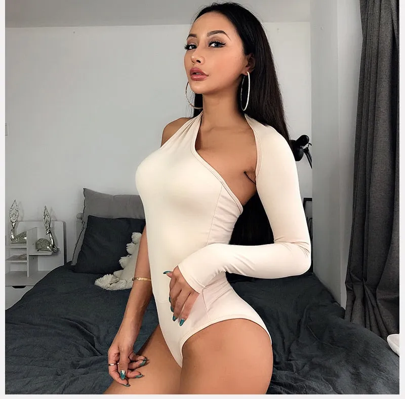 One shoulder Bodysuit -  4 colours