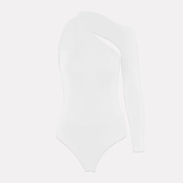 One shoulder Bodysuit -  4 colours