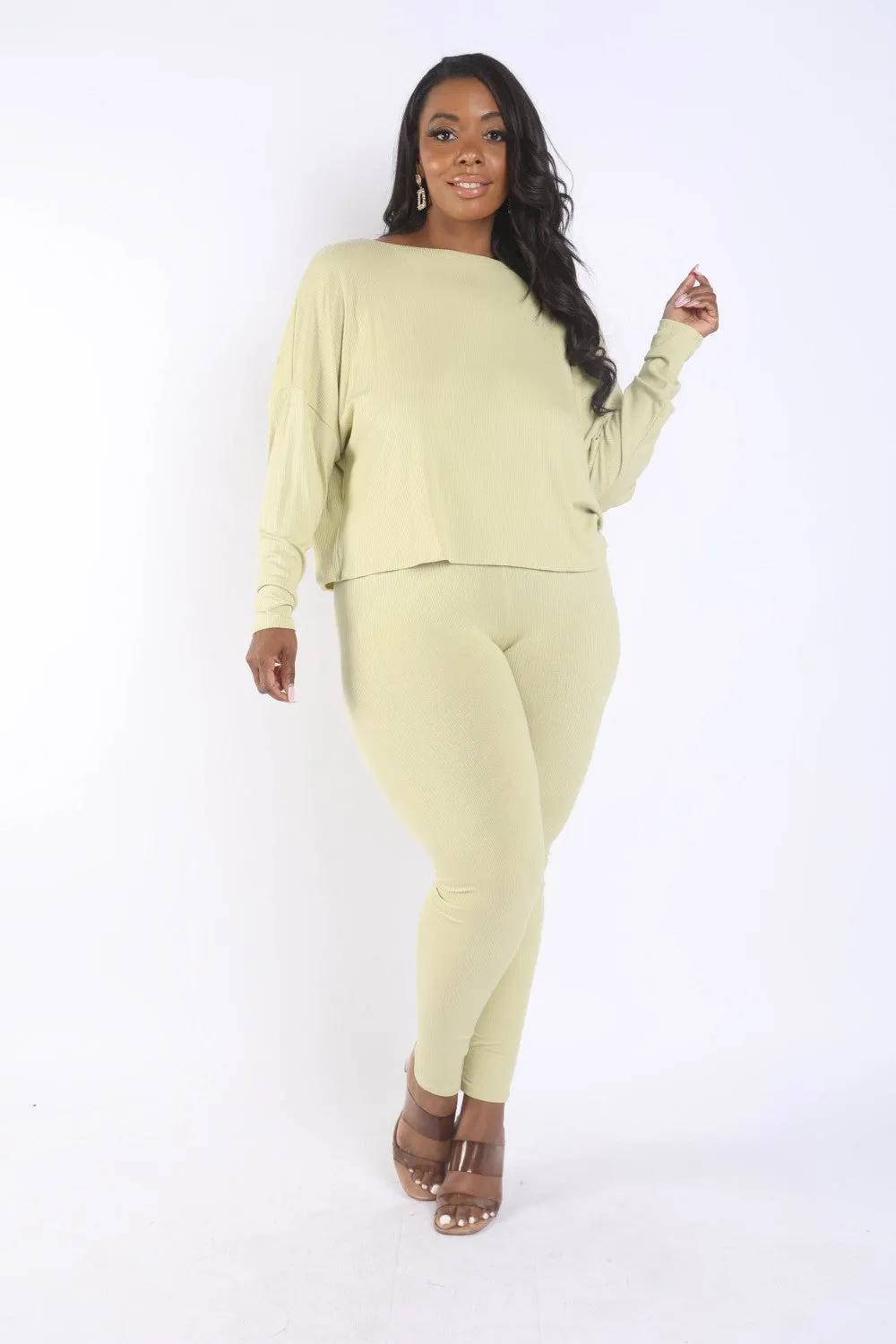 Open Back Top and Pants Set