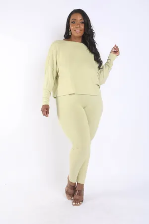 Open Back Top and Pants Set
