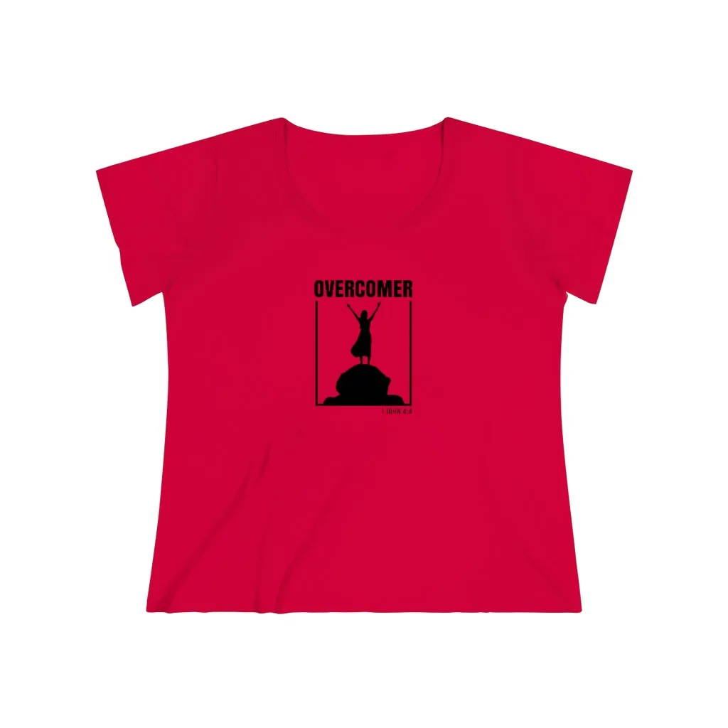 Overcomer Women's Curvy Tee