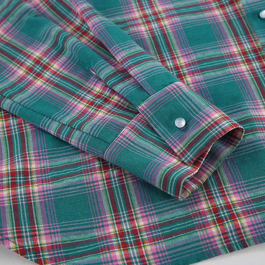 Oversize Blue Striped Shirt