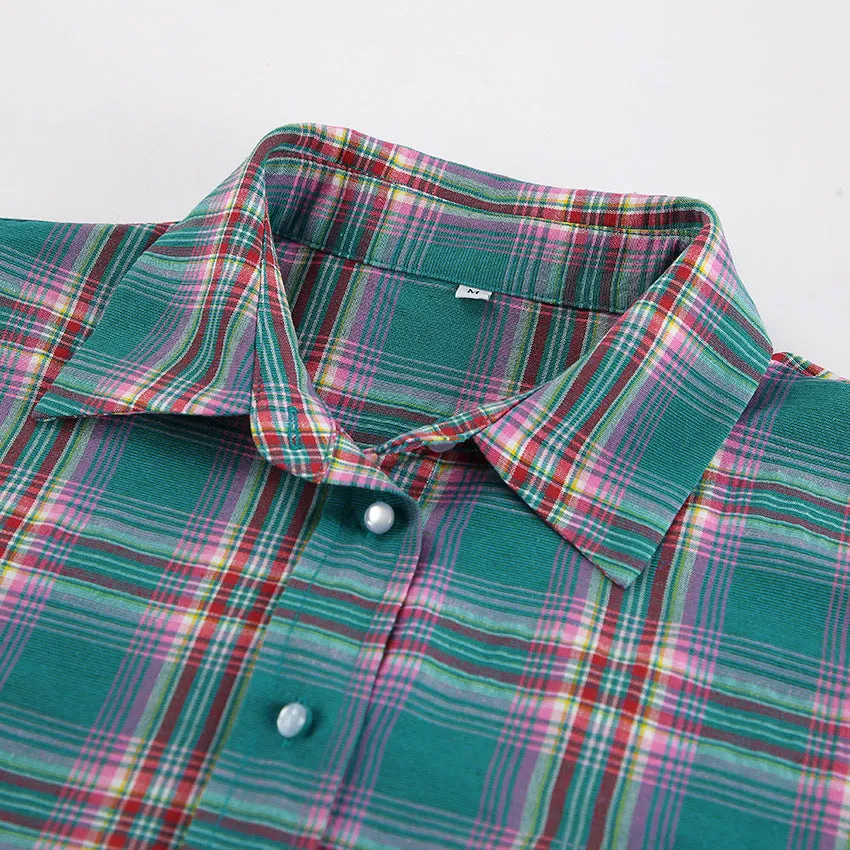 Oversize Blue Striped Shirt