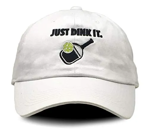 Pickleball Themed Dad Hat by Funky Junque
