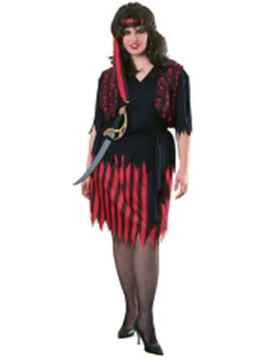 Pirate Lady Costume Size Plus