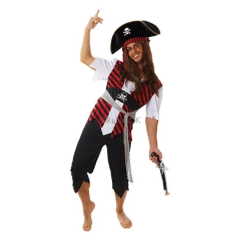 Pirate Man Costume Size Xl