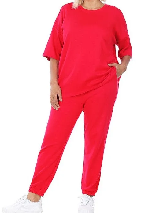 Plus 2 Piece Comfortable Cotton Set