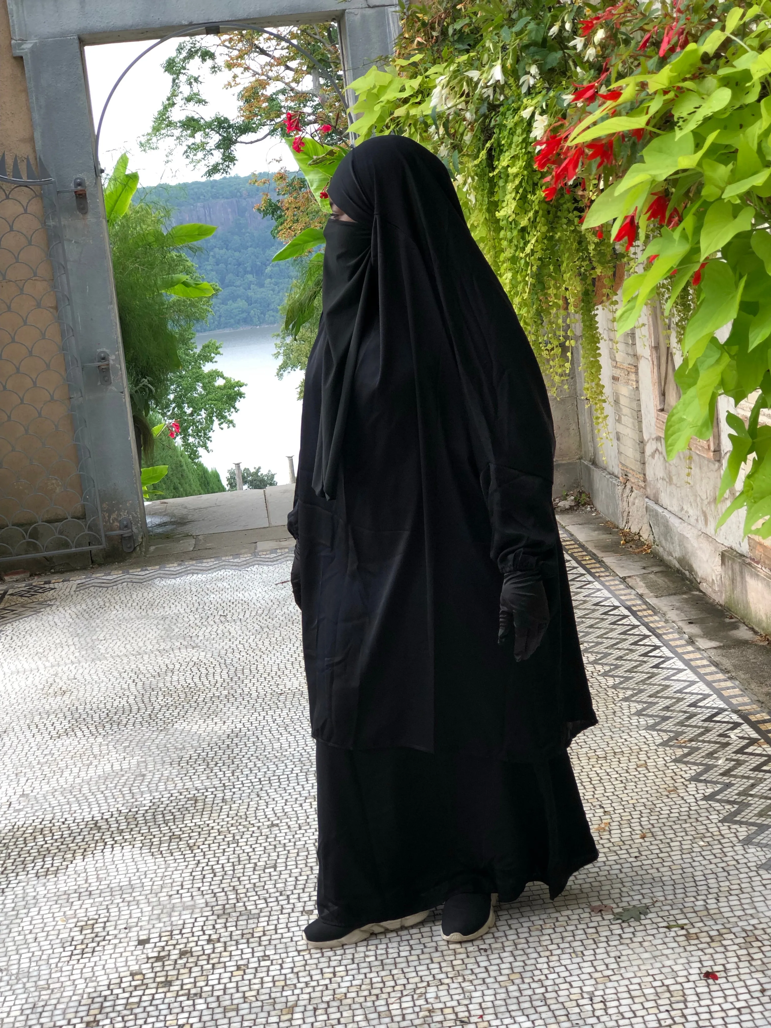 Plus Size 2 piece Jilbab - Black