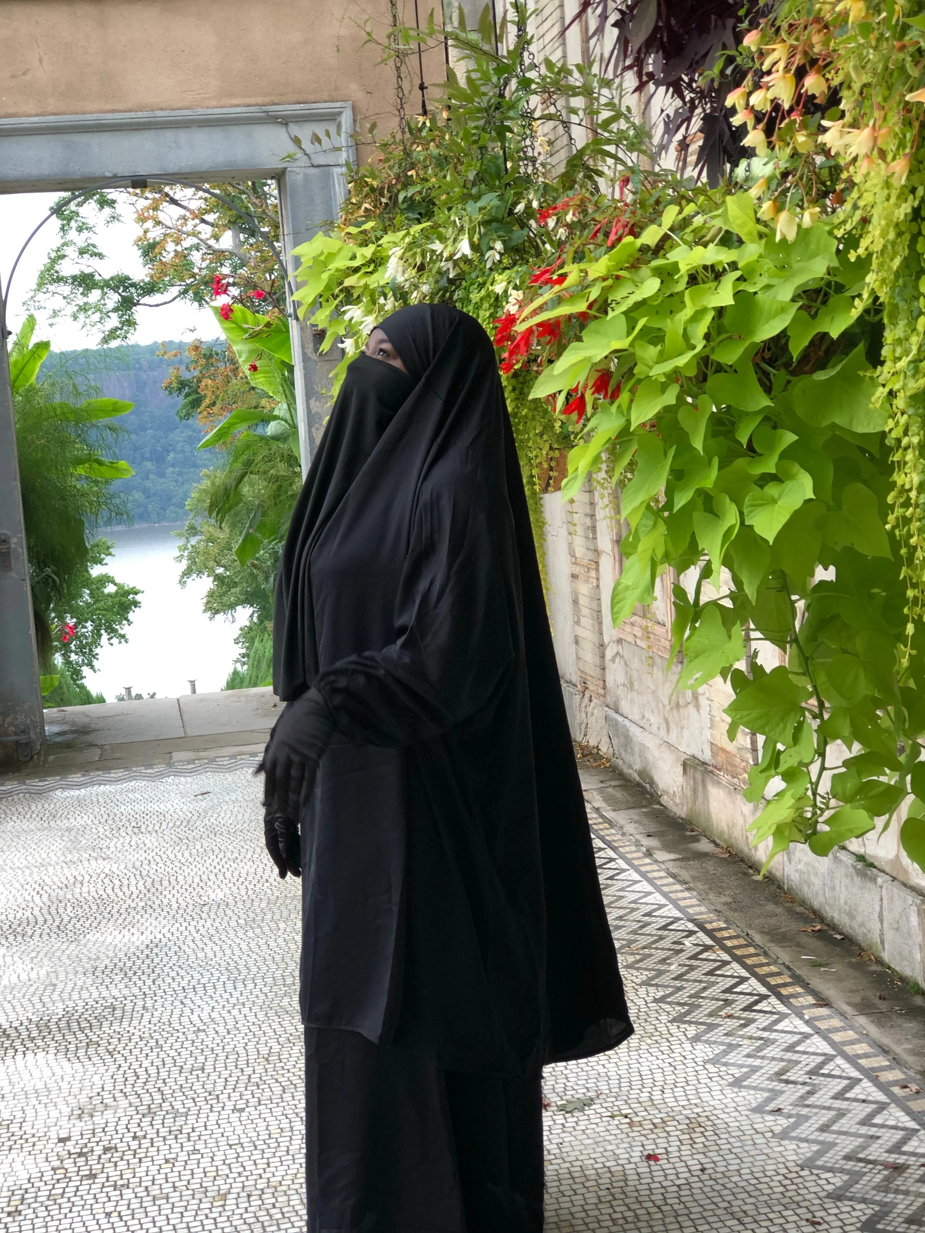 Plus Size 2 piece Jilbab - Black