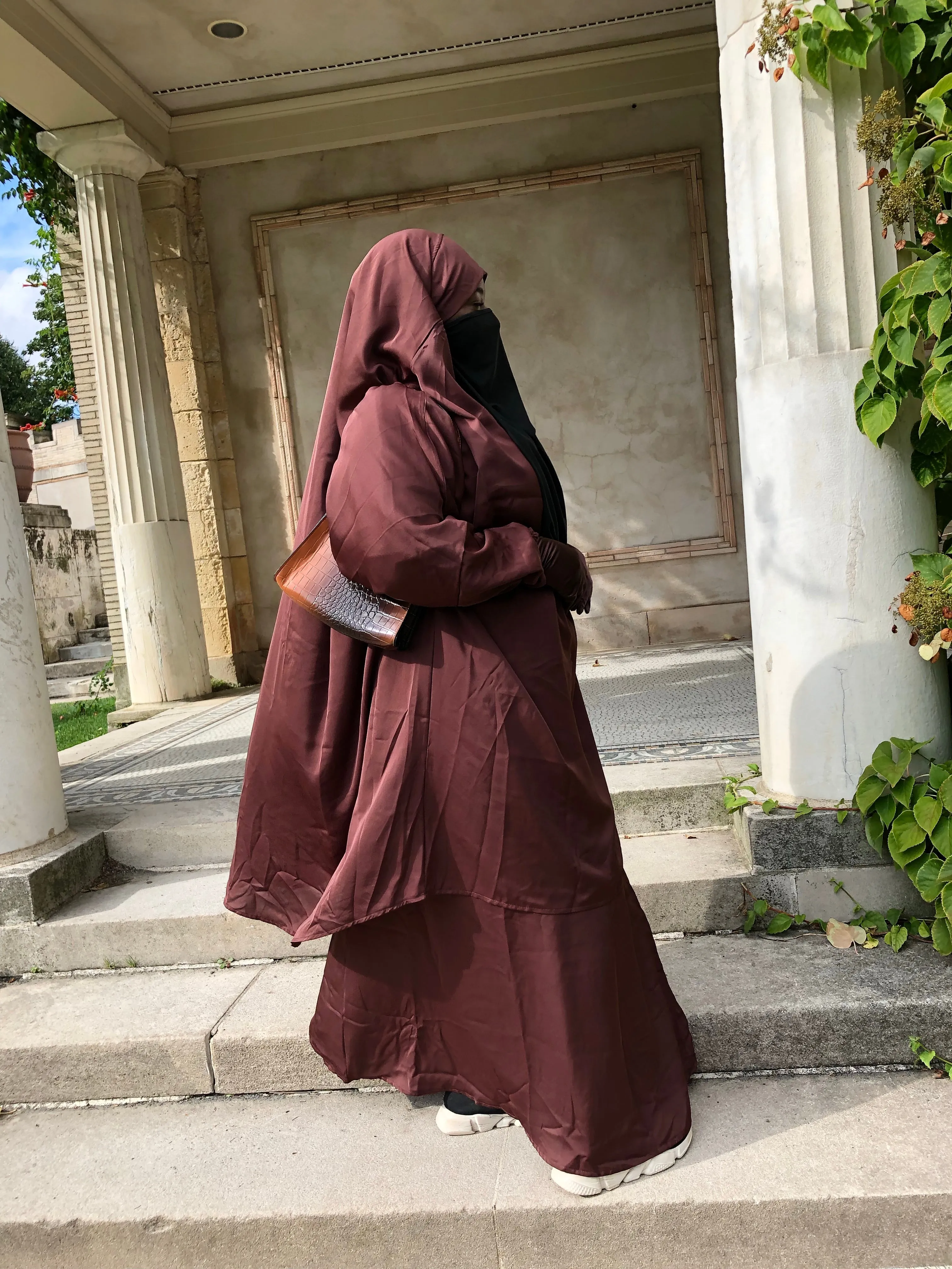 Plus Size 2 piece Jilbab - Brown