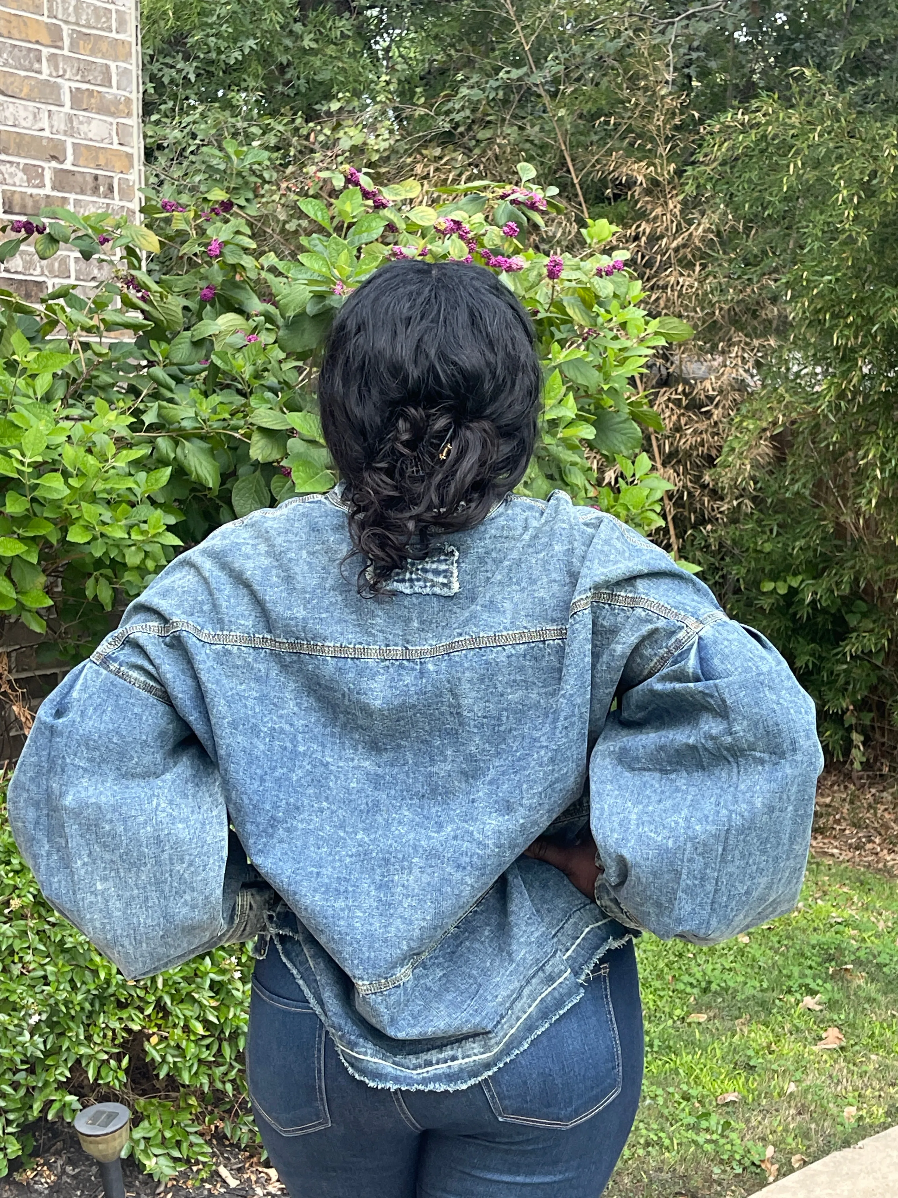 Plus Size Denim Top