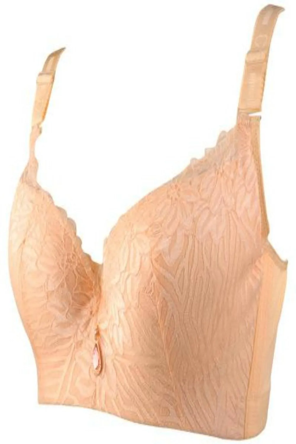 Plus Size Lace Lifting And Shaping Full Coverage Bra