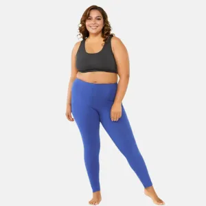 Plus Size Leggings For Women | High Waist | Ankle Length | Soft Cotton & Elastane Blend | Non-See-Through | Gusset Crotch Prevents Ripping