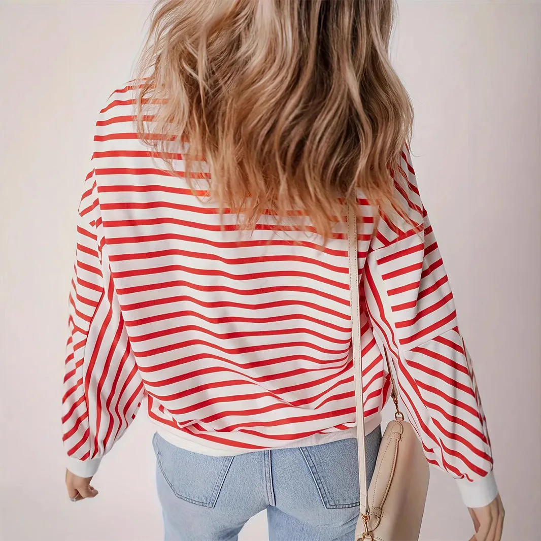 Plus Size Long Sleeve Sweatshirt
