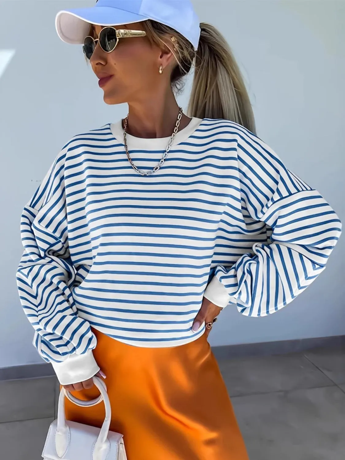 Plus Size Long Sleeve Sweatshirt