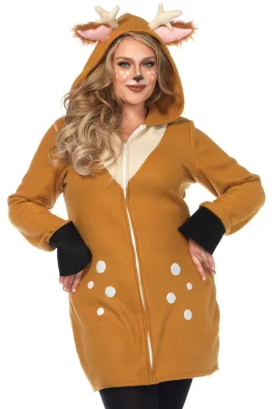 Plus Size Sexy Fawn Costume Dress