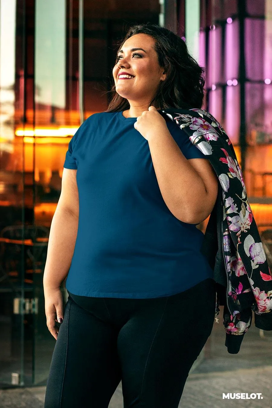 Plus size t shirts (dark solid colors)